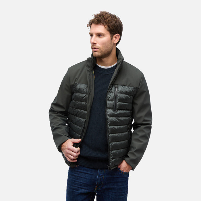Quilted jacket SPHERICA MAN Light scarab/Light scarab | GEOX
