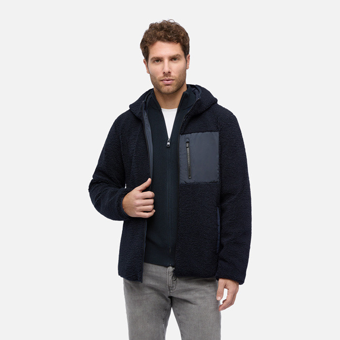 Hoodie SWEATER MAN Sky captain | GEOX