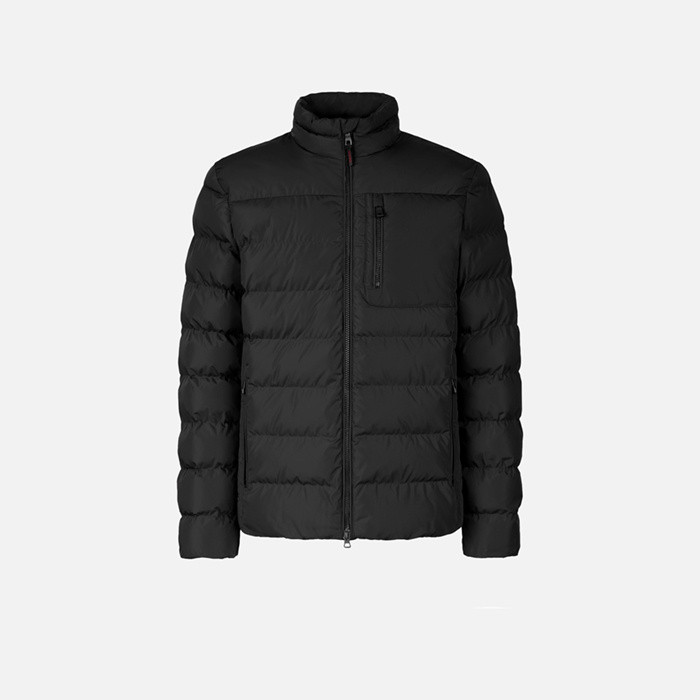 Quilted jacket SNAKE 2.0 MAN Black | GEOX
