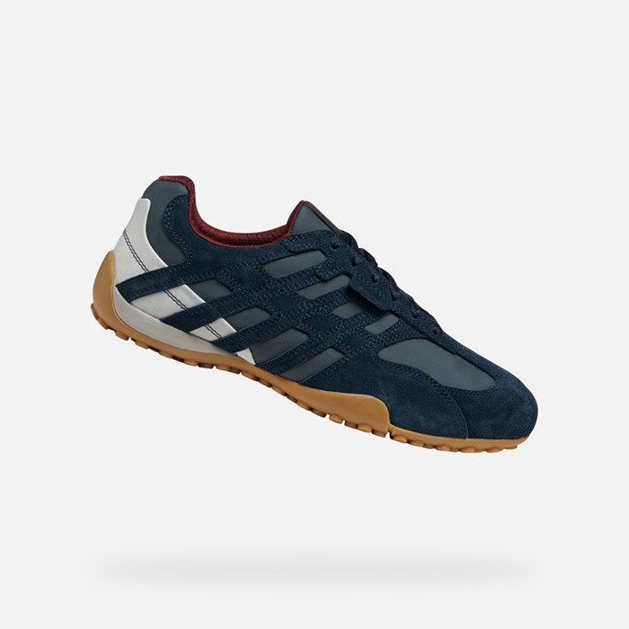 Low top sneakers SNAKE ORIGINAL MAN Navy | GEOX