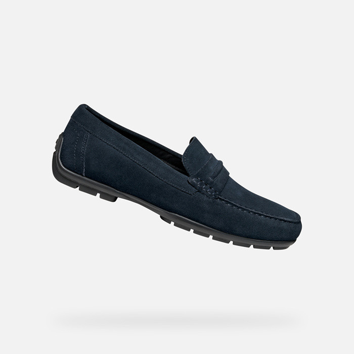 Suede loafers MONER W 2FIT MAN Navy | GEOX