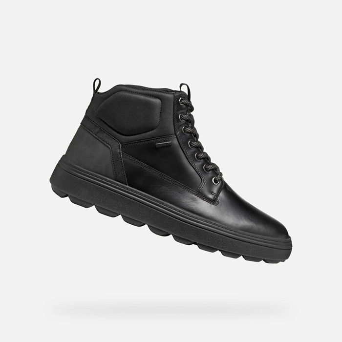 Ankle boots with laces SPHERICA ECUB-1.1 ABX MAN Black | GEOX