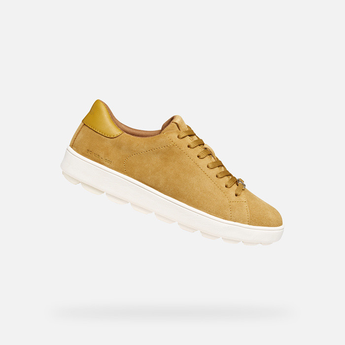 Low top sneakers SPHERICA ECUB-1 WOMAN Yellow | GEOX
