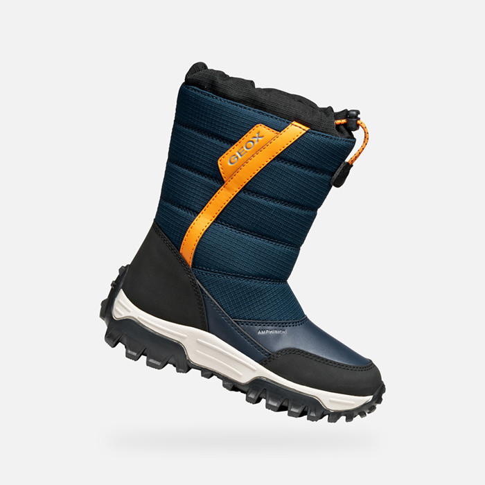 Winter boots HIMALAYA ABX JUNIOR Navy/Orange | GEOX
