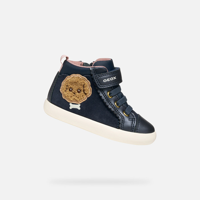 High top sneakers GISLI TODDLER GIRL Dark Navy | GEOX