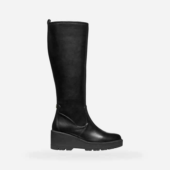 High wedge boots MIEREILLE WOMAN Black | GEOX
