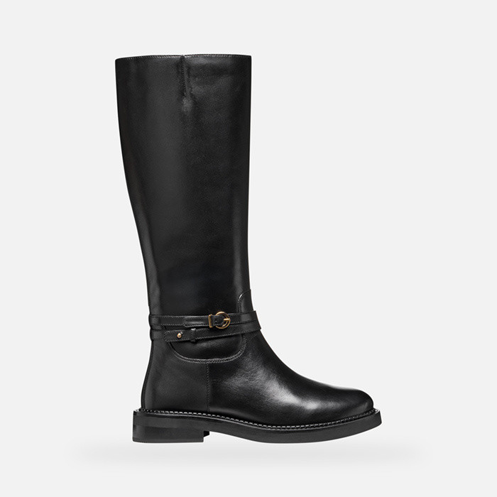 Leather boots SERILDA WOMAN Black | GEOX