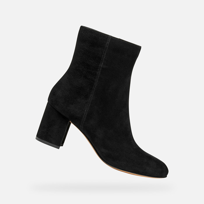 Medium heel ankle boots VIRNILISA 65 WOMAN Black | GEOX