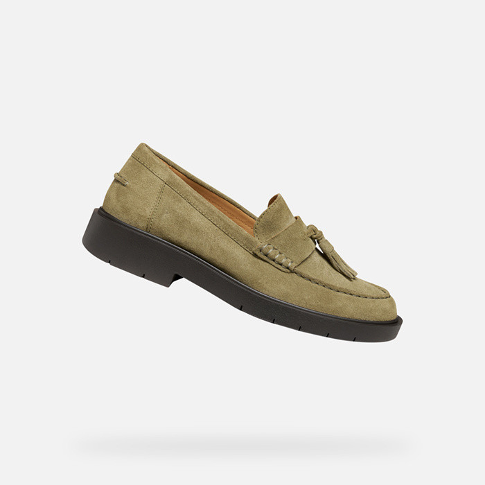 Suede loafers SPHERICA EC1 WOMAN Musk | GEOX