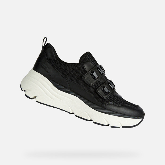 Wedge Sneakers DIAMANTA WOMAN Black | GEOX