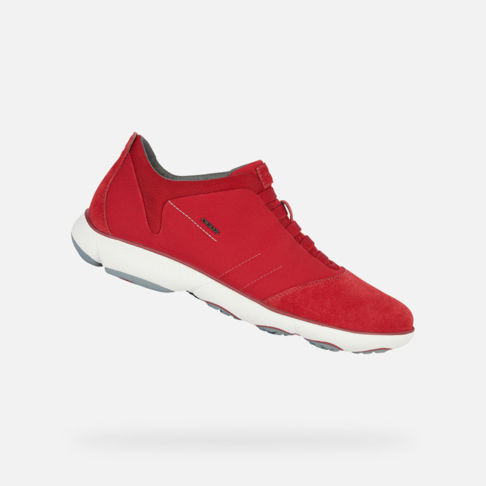 Laceless sneakers NEBULA MAN Red/Red | GEOX
