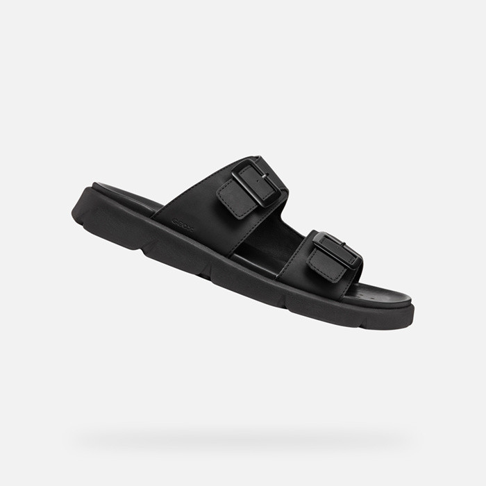 slides shoes XAND 2S MAN Black | GEOX