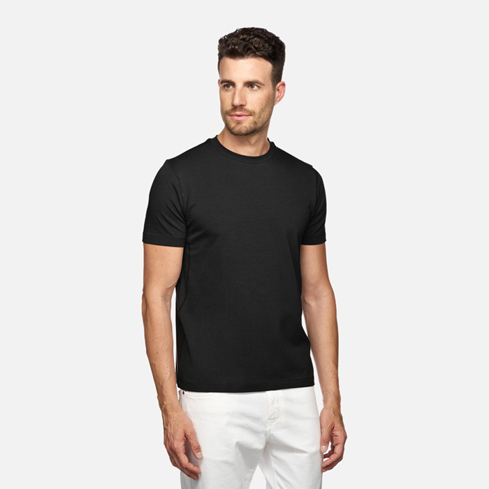 T-shirt T-SHIRT MAN Black | GEOX