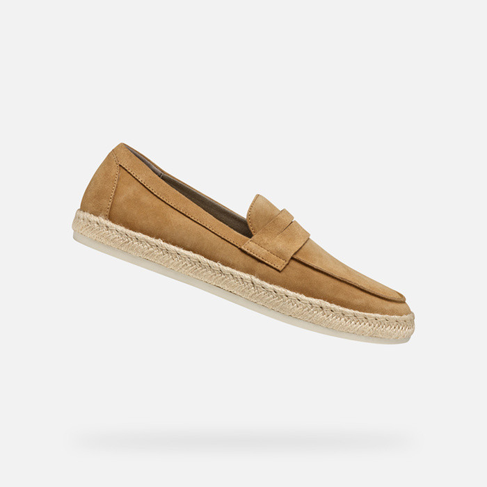 Suede loafers COSTUNI MAN Toffee | GEOX