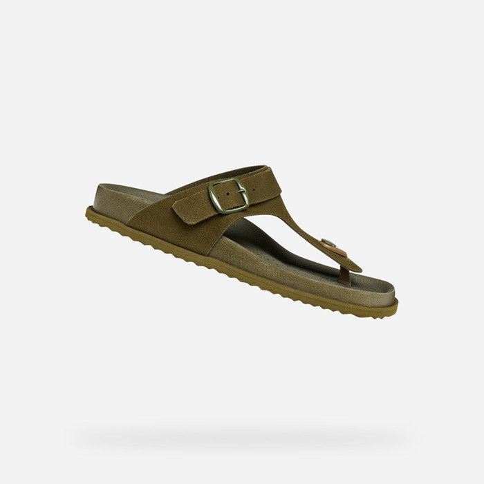 Slides shoes SANDYBETT WOMAN Sage | GEOX